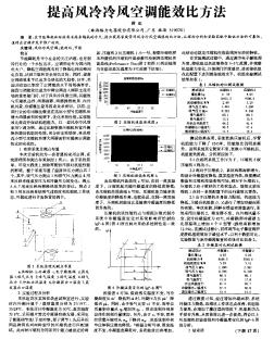 提高風(fēng)冷冷風(fēng)空調(diào)能效比方法