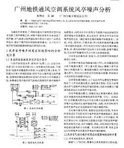 广州地铁通风空调系统风亭噪声分析