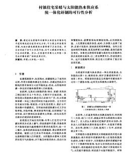 村镇住宅采暖与太阳能热水供应系统一体化研制的可行性分析