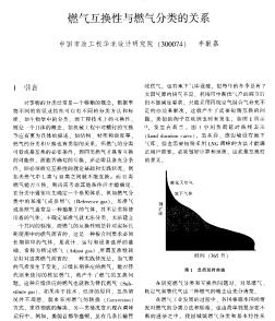 燃氣互換性與燃氣分類的關系