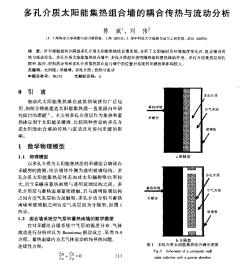 多孔介质太阳能集热组合墙的耦合传热与流动分析