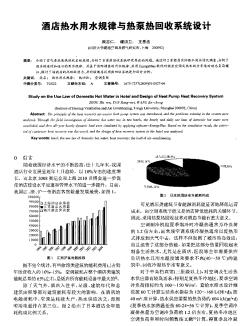 酒店热水用水规律与热泵热回收系统设计