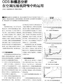 ODS和模态分析在空调压缩机降噪中的运用