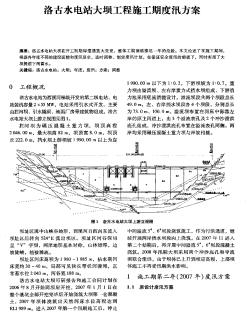 洛古水電站大壩工程施工期度汛方案