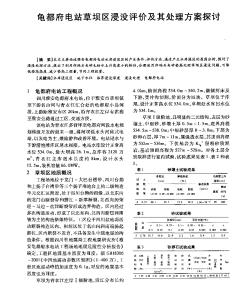 龟都府电站草坝区浸没评价及其处理方案探讨