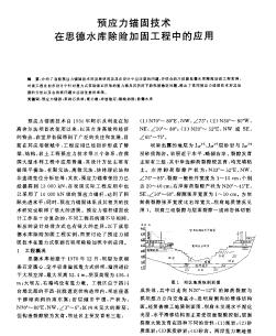 预应力锚固技术在思德水库除险加固工程中的应用