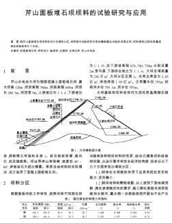 芹山面板堆石壩壩料的試驗(yàn)研究與應(yīng)用