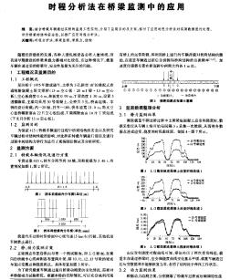 时程分析法在桥梁监测中的应用