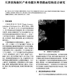 天津滨海新区产业功能区典型路面结构设计研究