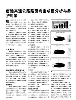 唐港高速公路路面病害成因分析与养护对策