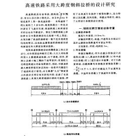 高速鐵路采用大跨度鋼斜拉橋的設(shè)計(jì)研究