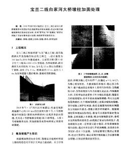 宝兰二线白家河大桥墩柱加固处理