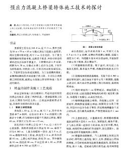 預應力混凝土橋梁轉(zhuǎn)體施工技術(shù)的探討