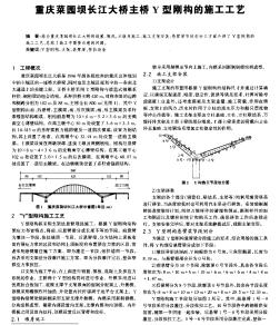 重慶菜園壩長(zhǎng)江大橋主橋Y型剛構(gòu)的施工工藝