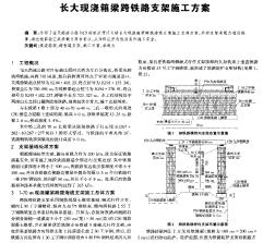 长大现浇箱梁跨铁路支架施工方案