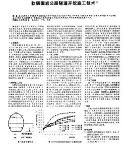 軟弱圍巖公路隧道開挖施工技術(shù)