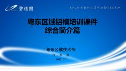 碧桂园铝模板施工技术综合介绍&nbsp;