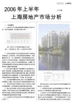 2006年上半年上海房地产市场分析