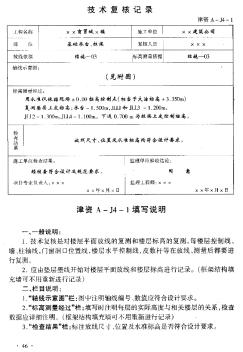 技术复核记录实例