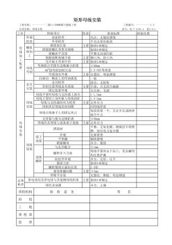 电厂脱硫电气工程表格