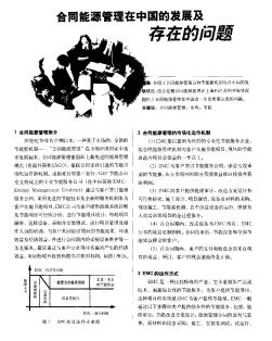 合同能源管理在中國的發展及存在的問題