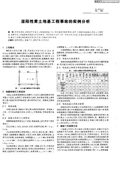 湿陷性黄土地基工程事故的实例分析