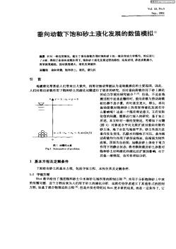 垂向动载下饱和砂土液化发展的数值模拟