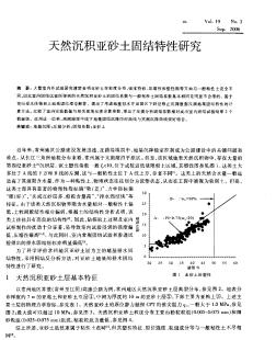 天然沉積亞砂土固結(jié)特性研究