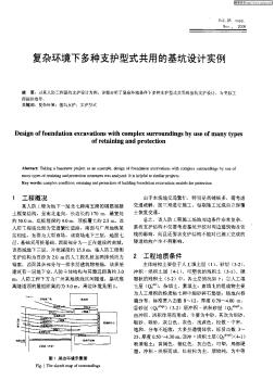 复杂环境下多种支护型式共用的基坑设计实例