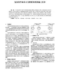 復(fù)雜條件城市立交橋樁基托換施工技術(shù)