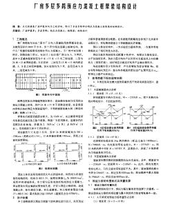 厂房多层多跨预应力混凝土框架梁结构设计