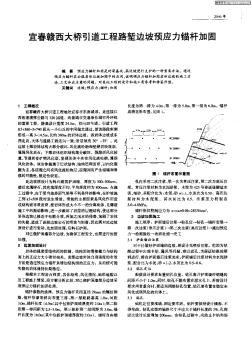 宜春赣西大桥引道工程路堑边坡预应力锚杆加固