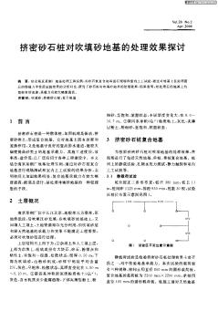 擠密砂石樁對吹填砂地基的處理效果探討