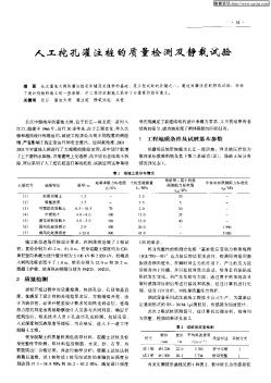 人工挖孔灌注樁的質(zhì)量檢測(cè)及靜載試驗(yàn)