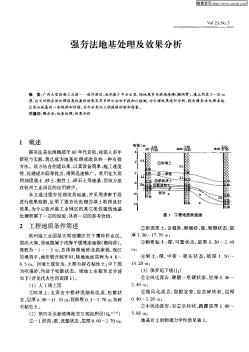 強夯法地基處理及效果分析