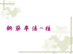 14.2、鋼筋平法(柱)