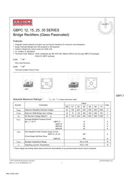GBPC3506W;GBPC3502;GBPC3510W;GBPC3510;GBPC1506;中文规格书,Datasheet资料