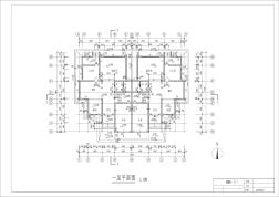 江苏省2015职业学校技能大赛土木水利类CAD样卷附图一TASK05建筑施工图-1