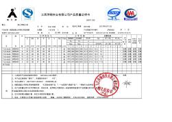 江西萍钢实业有限公司产品质量证明书 (2)