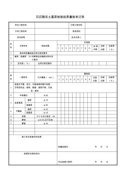 瀝青道路常用資料表格[1]