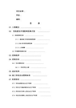 河南医院安全施工组织设计