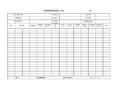 浆体喷射水泥搅拌桩记录表