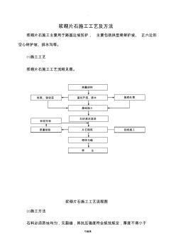 漿砌片石施工工藝及方法