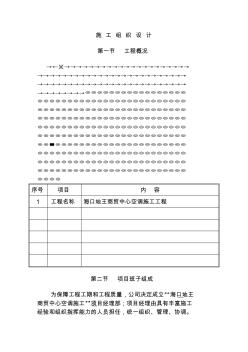 海口空调水风系统施工组织设计