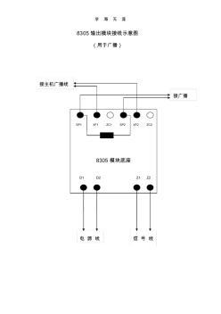 海灣消防模塊接線示意圖