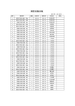 消防设施台帐(新)