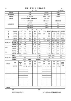 混凝土C35P6常温2016