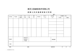 混凝土抗压强度检验记录表