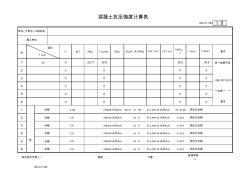 混凝土抗压强度计算表非统计法