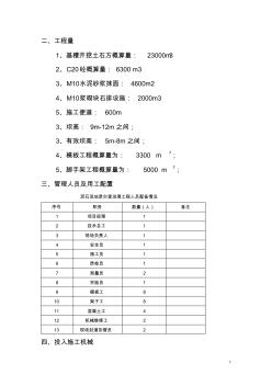 混凝土攔擋壩施工組織設(shè)計(jì)